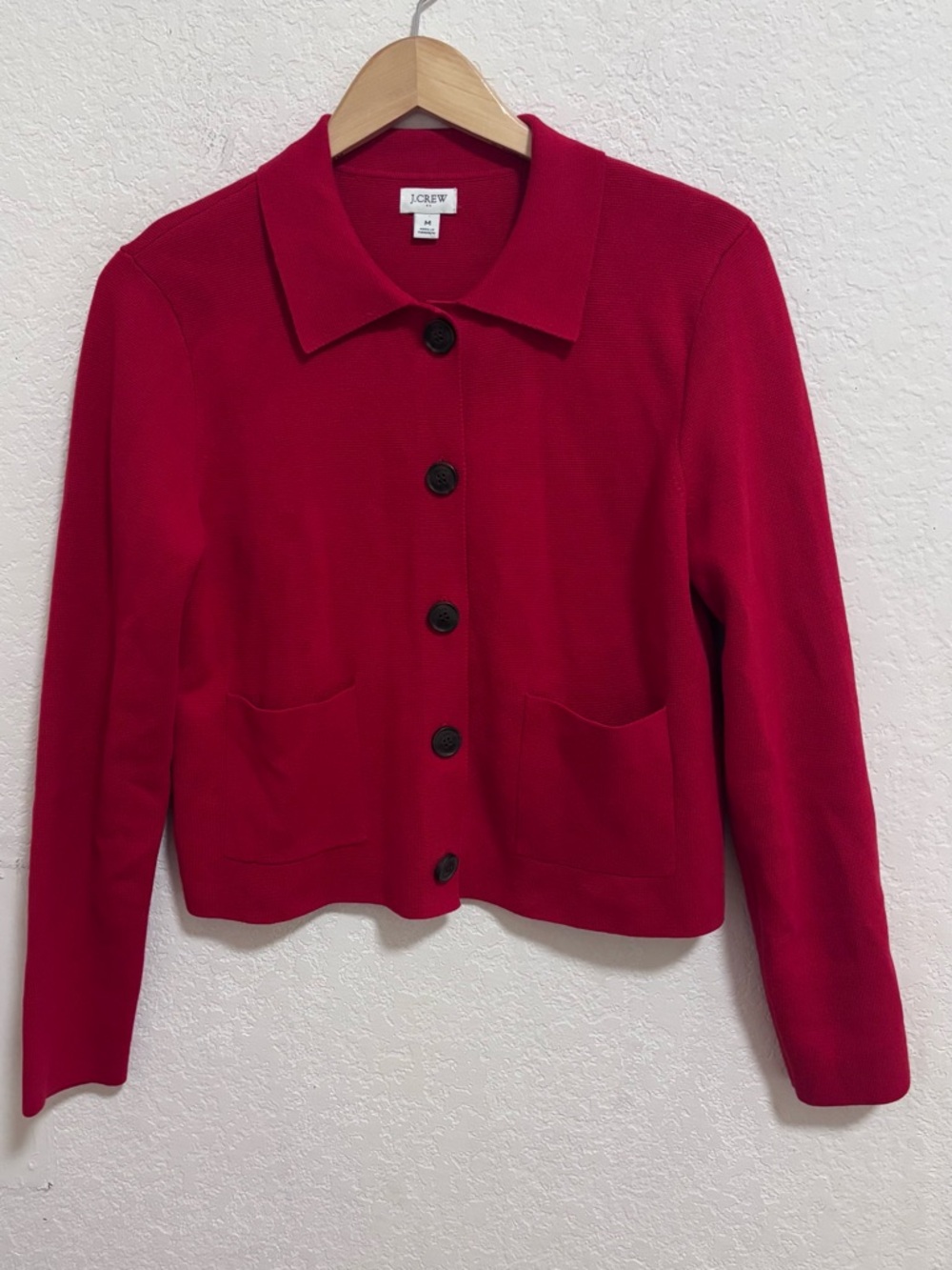J. Crew cotton button down collared cardigan